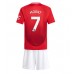 Maillot de foot Manchester United Mason Mount #7 Domicile vêtements enfant 2024-25 Manches Courtes (+ pantalon court)